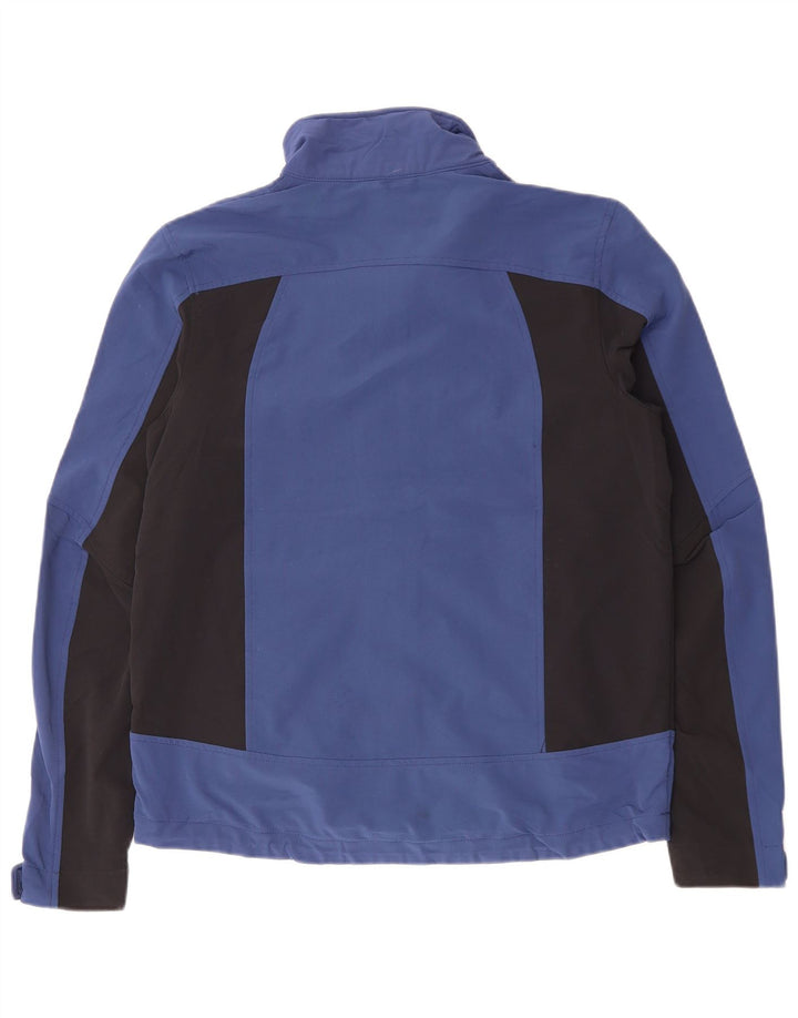 Мужская ветровка L.L.BEAN UK 36, маленькая, темно-синяя, нейлон с цветными блоками