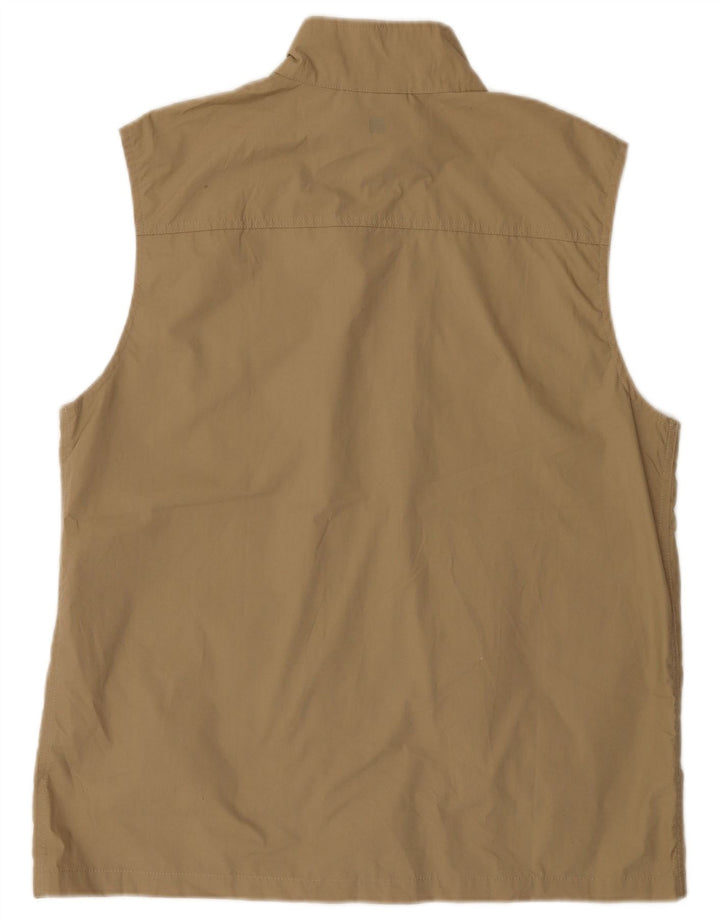Мужской жилет Mountain Warehouse Utility Gilet UK 40, большой размер, бежевый из полиэстера
