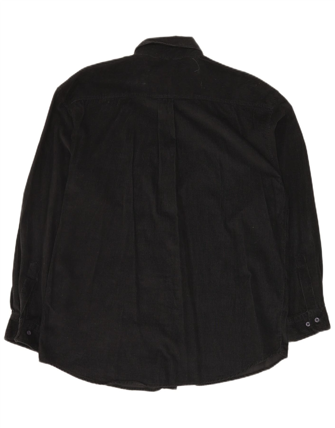 STONE HARBOR Мужская вельветовая рубашка из хлопка среднего размера, черная