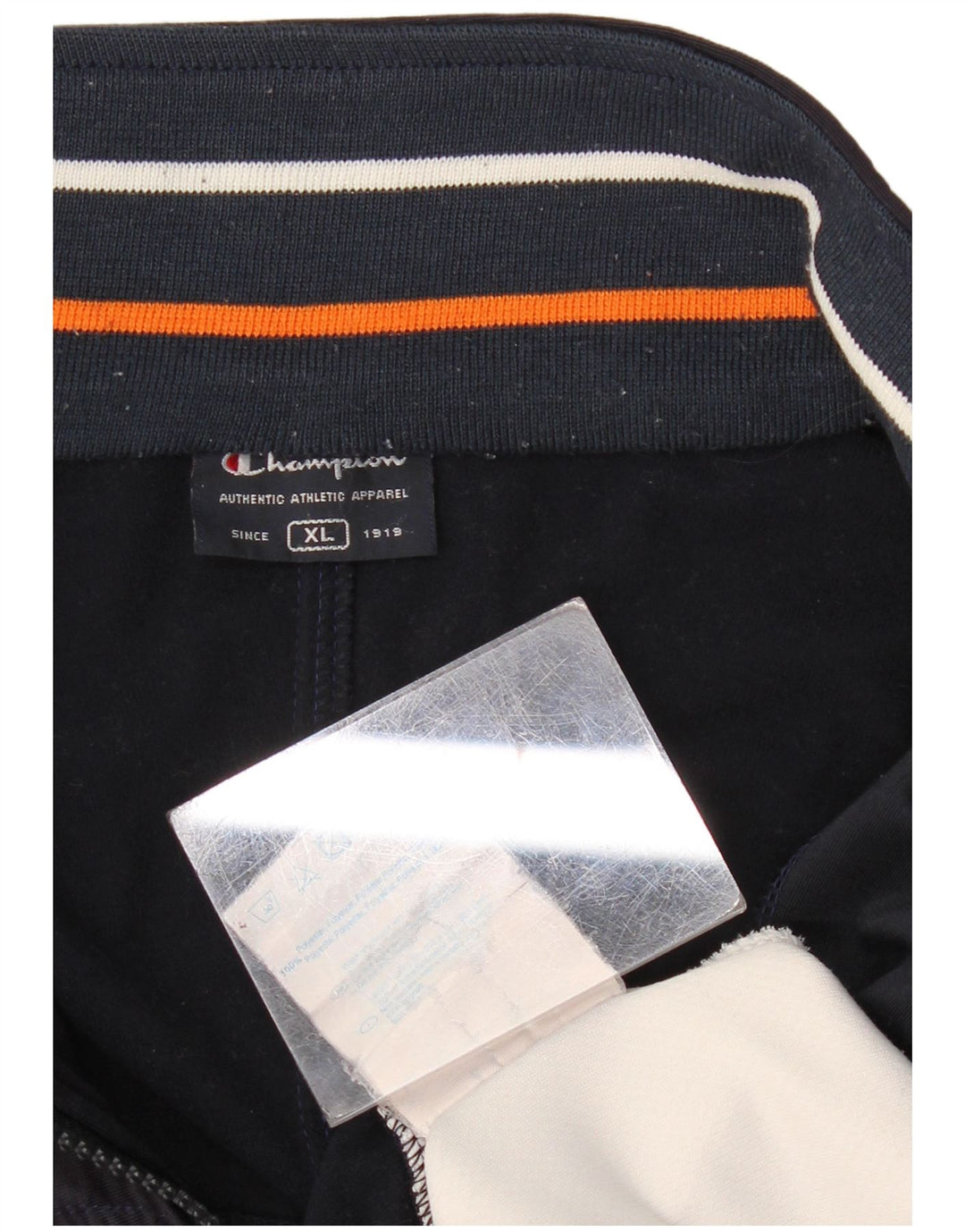 Мужской спортивный костюм Champion, верхняя куртка XL, темно-синий, полиэстер с цветными блоками