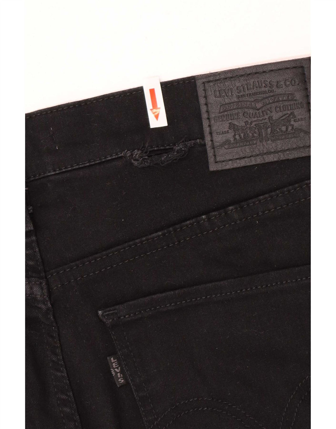 Женские джинсы джеггинсы Levi's W32 L32, черный хлопок