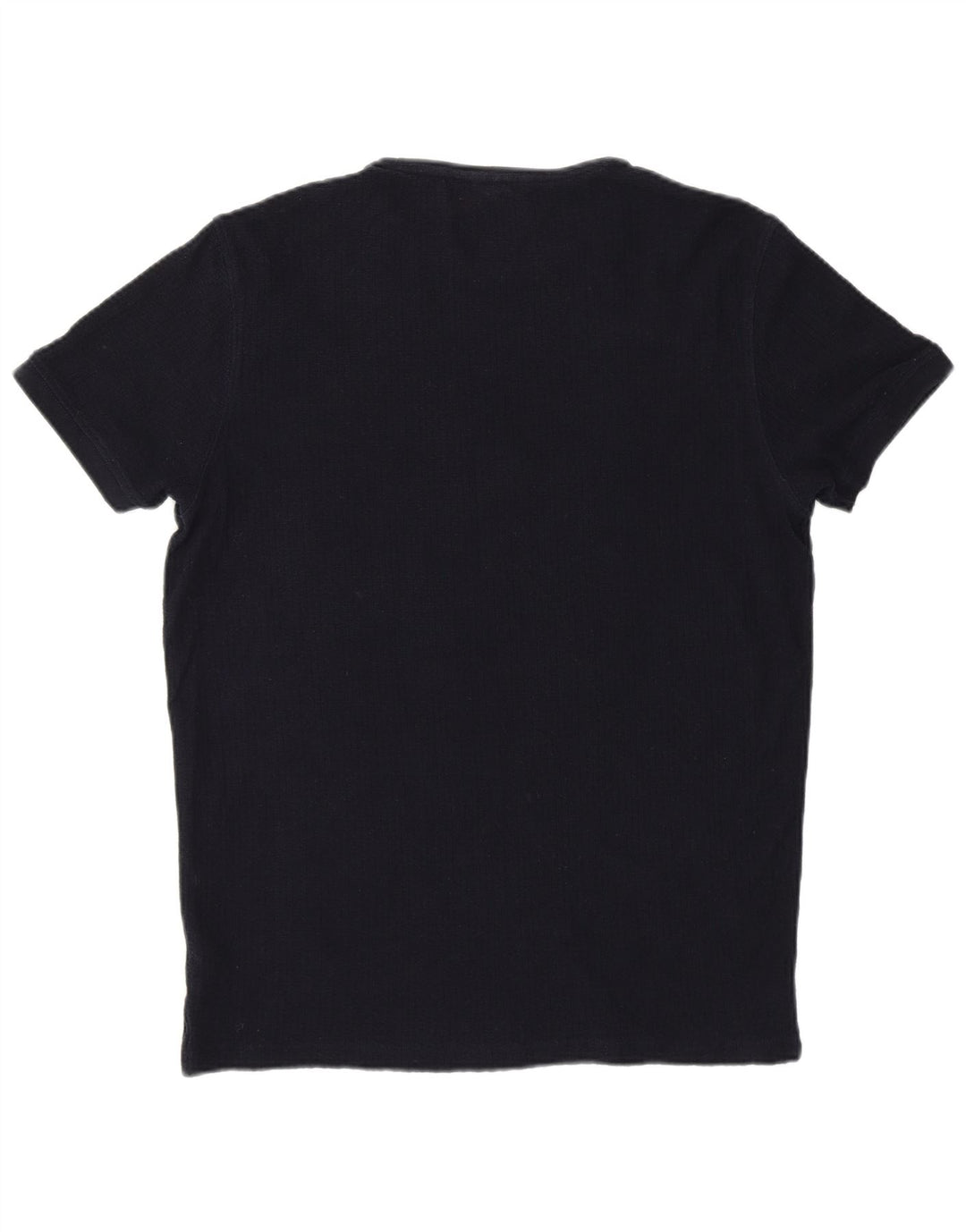 Женская футболка Massimo Dutti Top UK 14, большой темно-синий хлопок