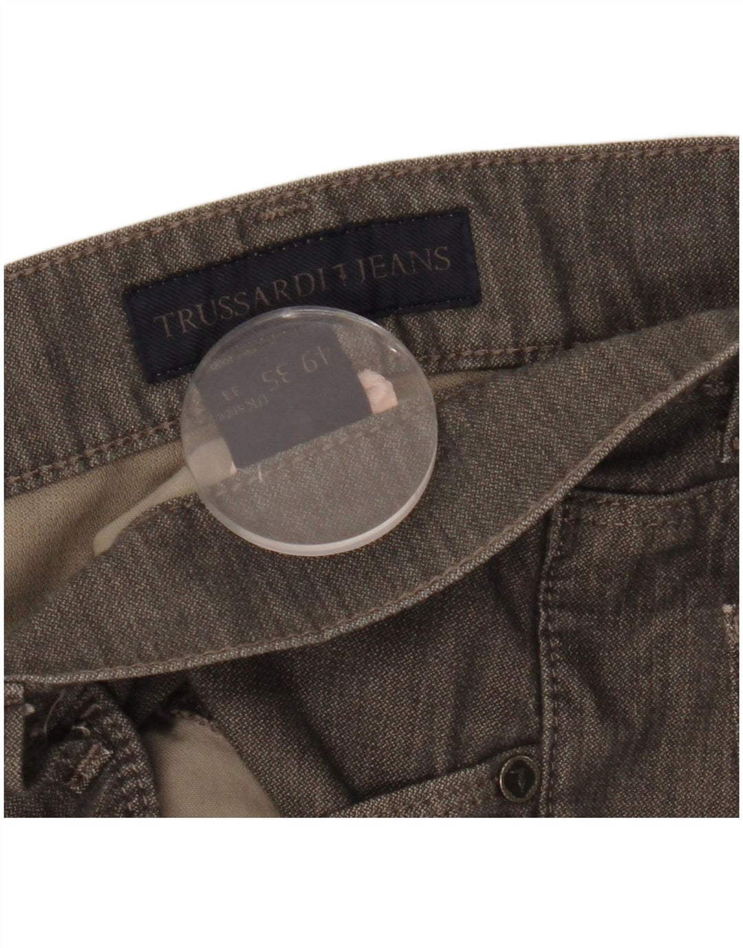 Мужские прямые повседневные брюки Trussardi W33 L31 серые