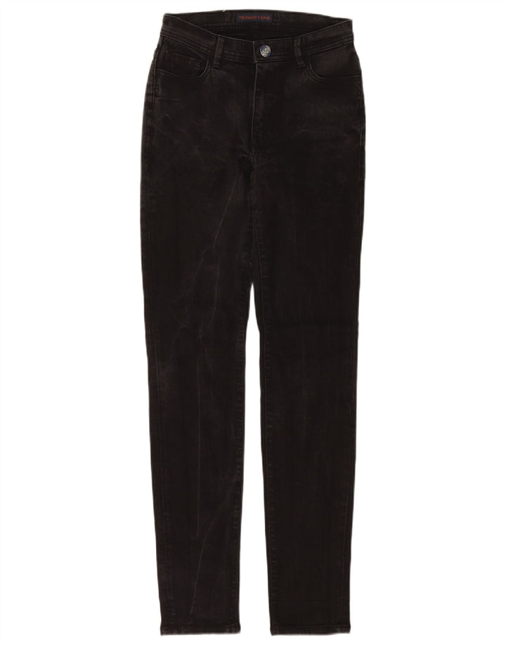 Женские прямые джинсы Trussardi W26 L31, черный хлопок