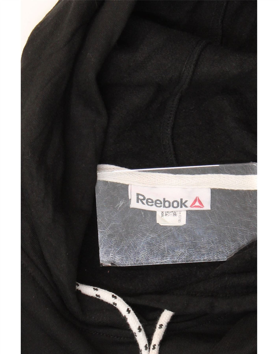 Женский джемпер с капюшоном Reebok Oversized с рисунком UK 16, большой черный