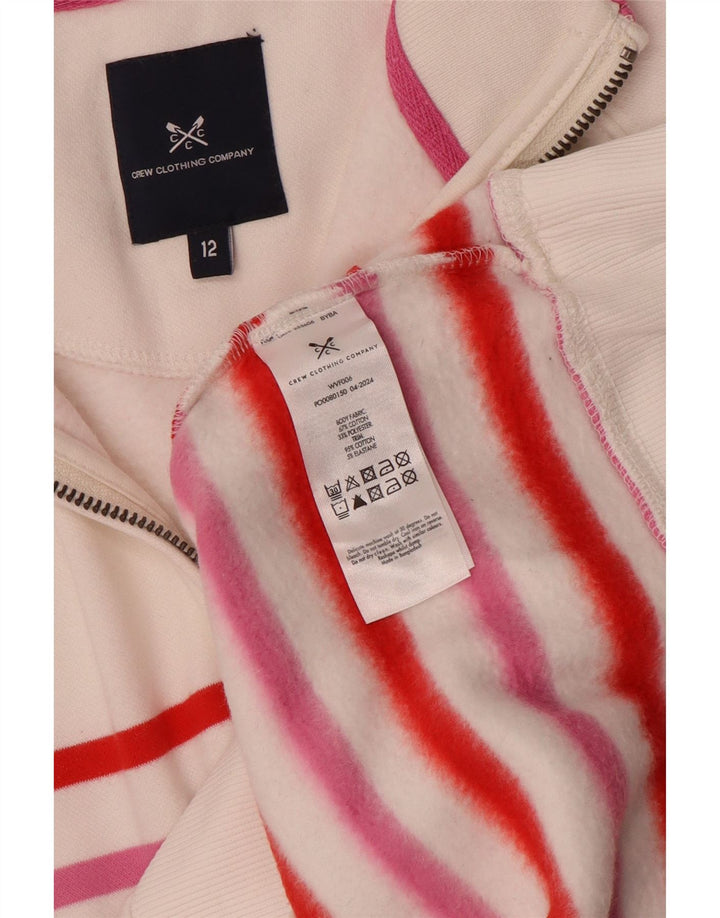 Женский джемпер-толстовка Crew Clothing, Великобритания, 12 средних разноцветных полосок