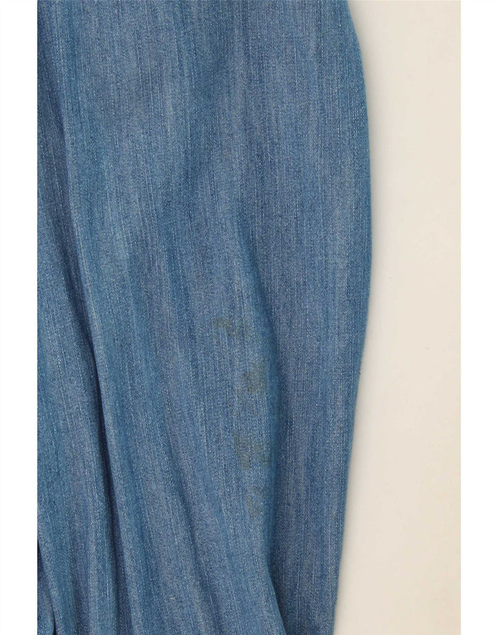 Мужская джинсовая рубашка Jack & Jones XL, синяя, хлопок