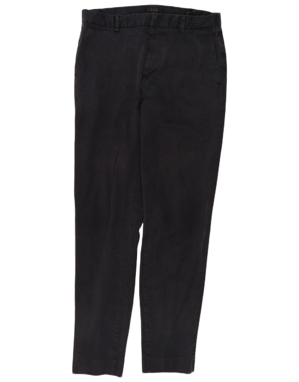 Мужские узкие брюки-чиносы COS EU 48, средние W30 L31, темно-синие, хлопковые