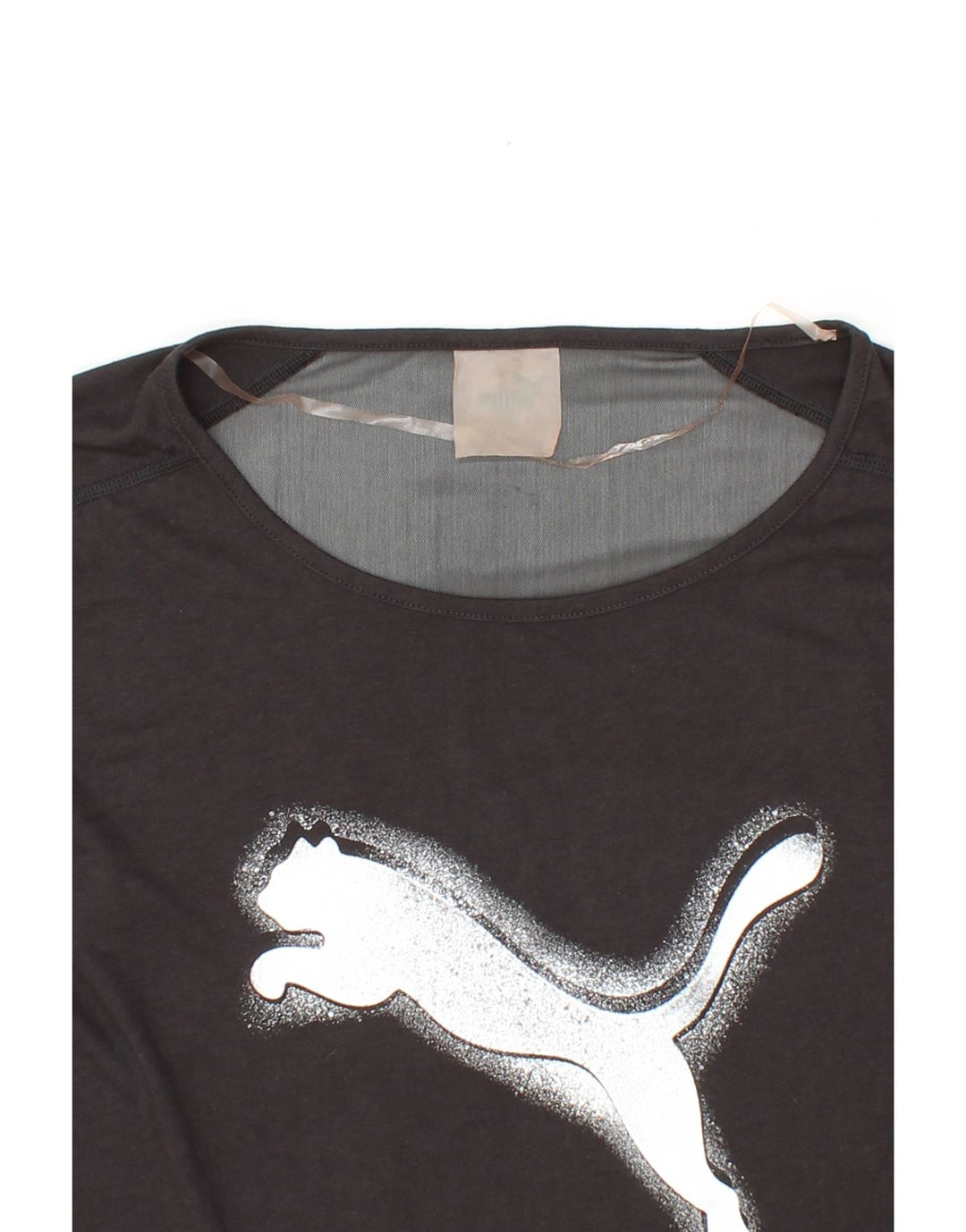 PUMA Womens Graphic T-Shirt Top UK 16 Large Black Polyester Vintage Puma and Second-Hand Puma from Messina Hembry 