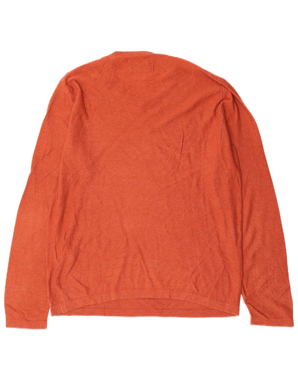 Мужской топ Jack & Jones с длинным рукавом, маленький оранжевый, хлопок