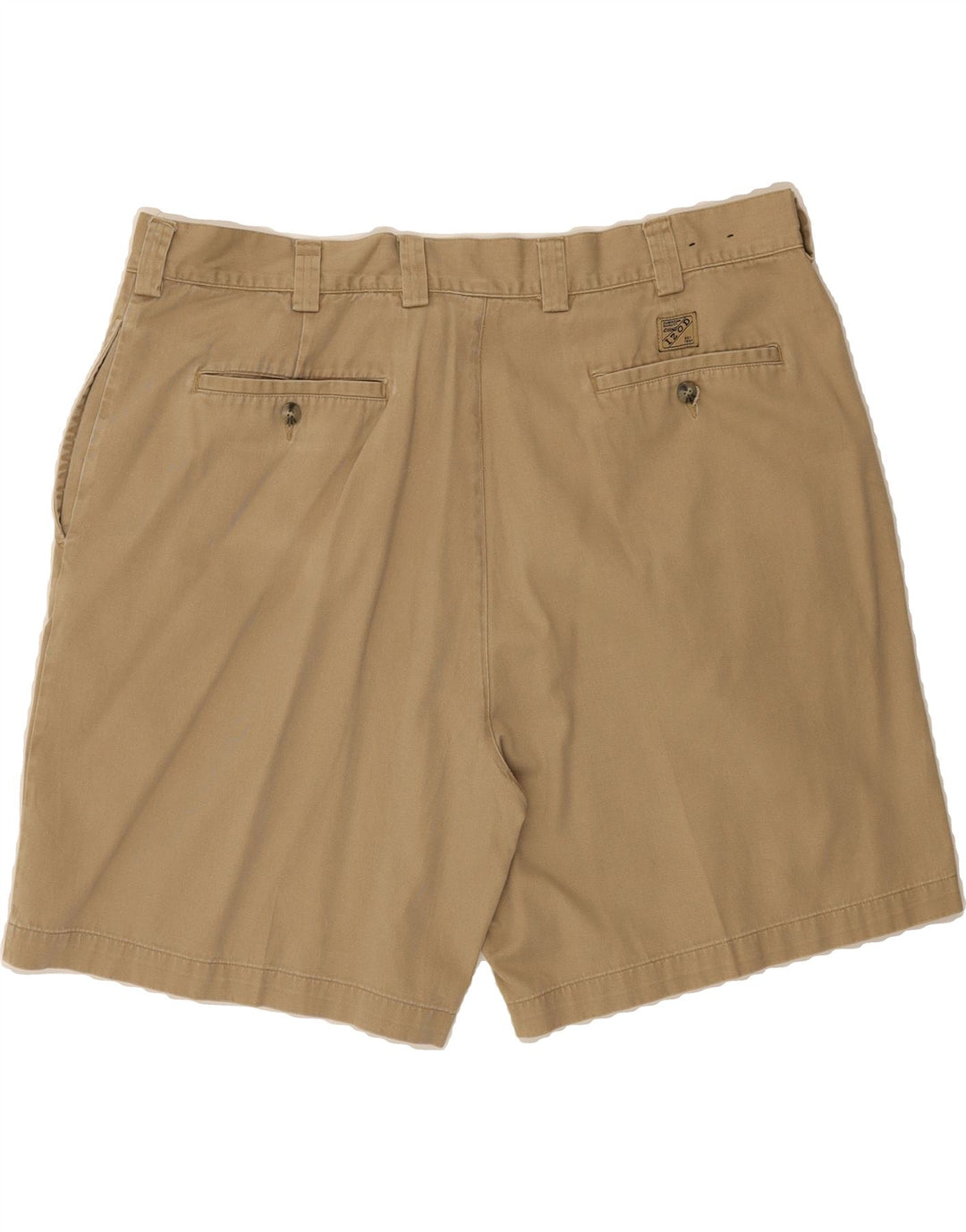 IZOD Mens Chino Shorts W44 2XL Beige Cotton Vintage Izod and Second-Hand Izod from Messina Hembry 