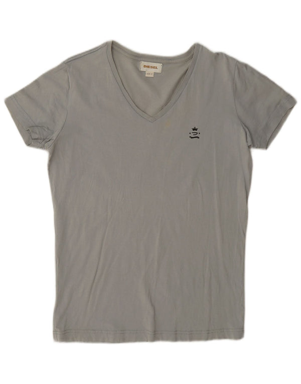 Мужская футболка Diesel Top Small Серый Хлопок