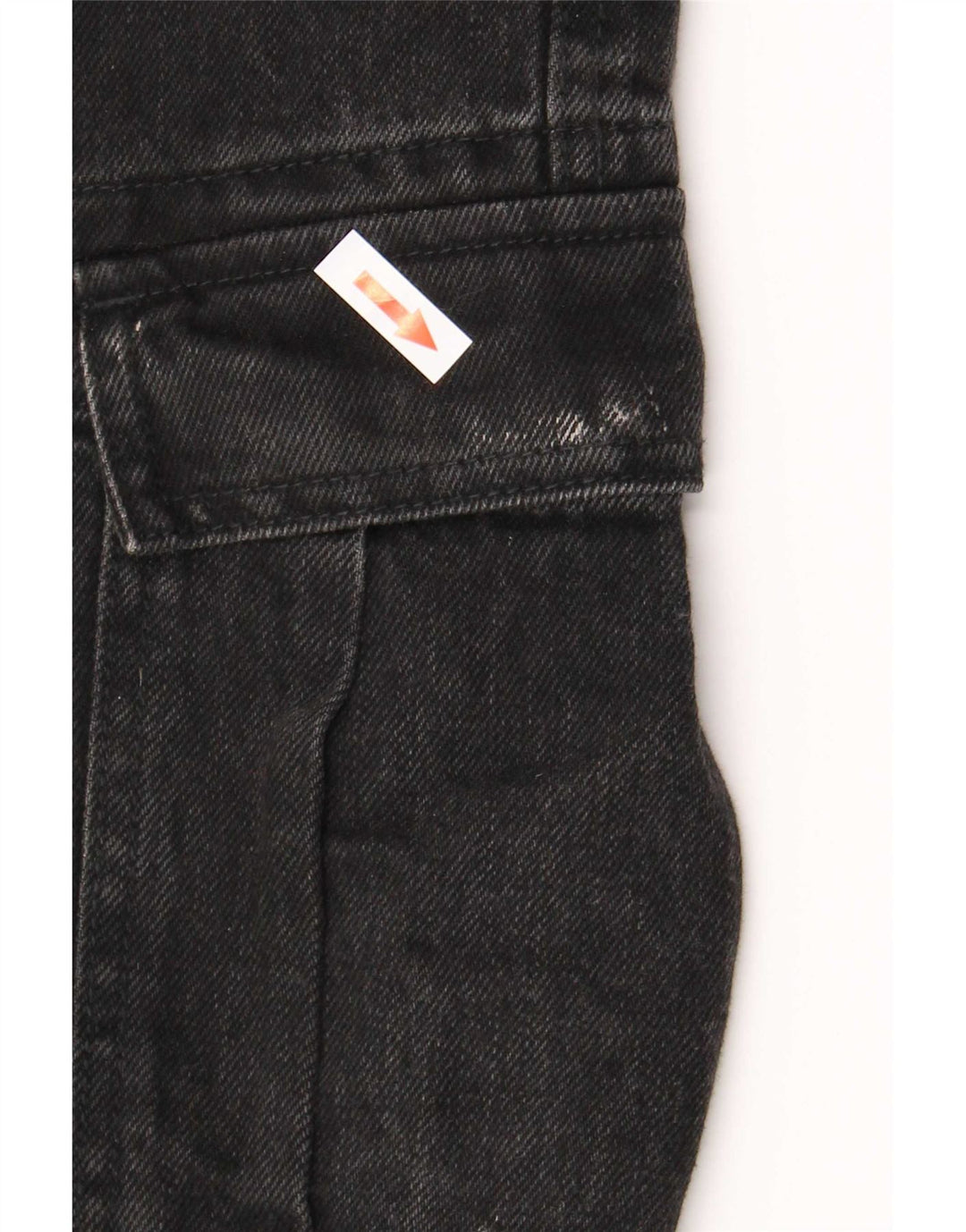 Прямые мужские джинсы-карго Kiabi IT 50 Large W34 L31 Черные
