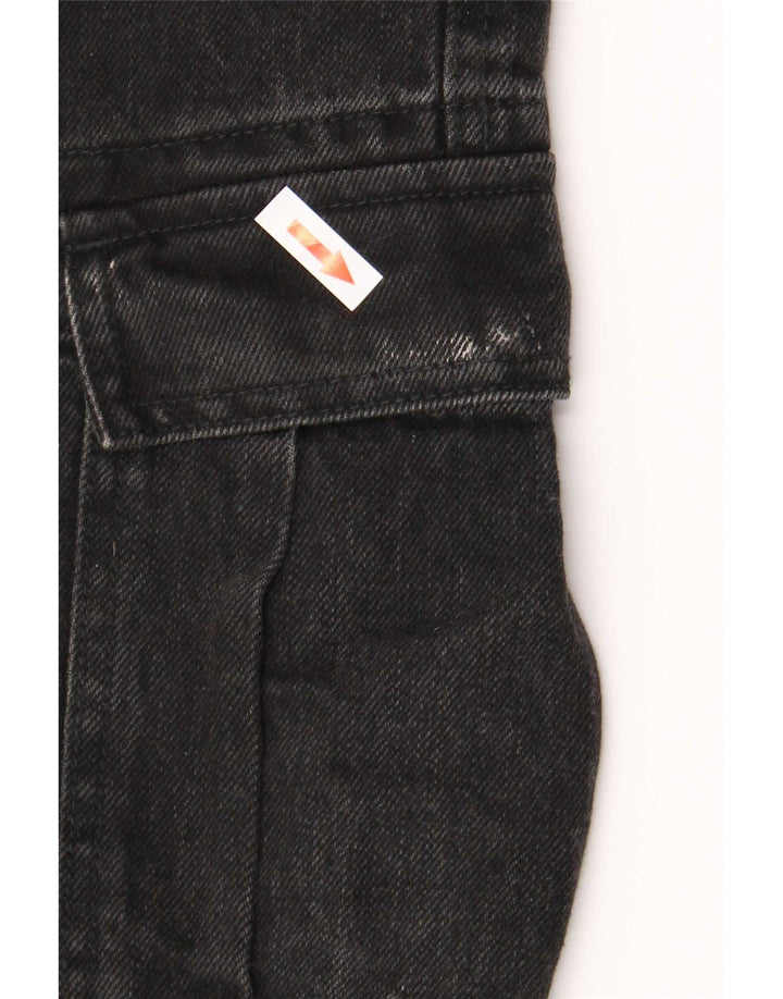Прямые мужские джинсы-карго Kiabi IT 50 Large W34 L31 Черные