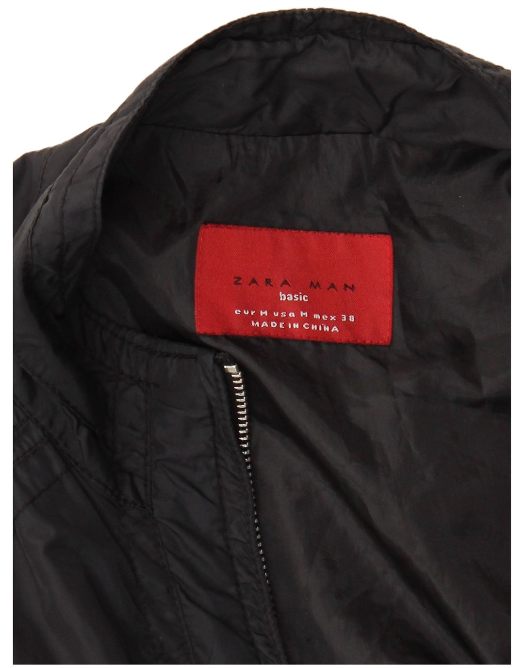 Мужская куртка ZARA UK 38, средний черный
