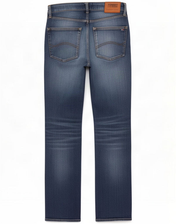 Tommy Hilfiger Мужские прямые джинсы Ryan Original Fit W31 L32 Синий хлопок