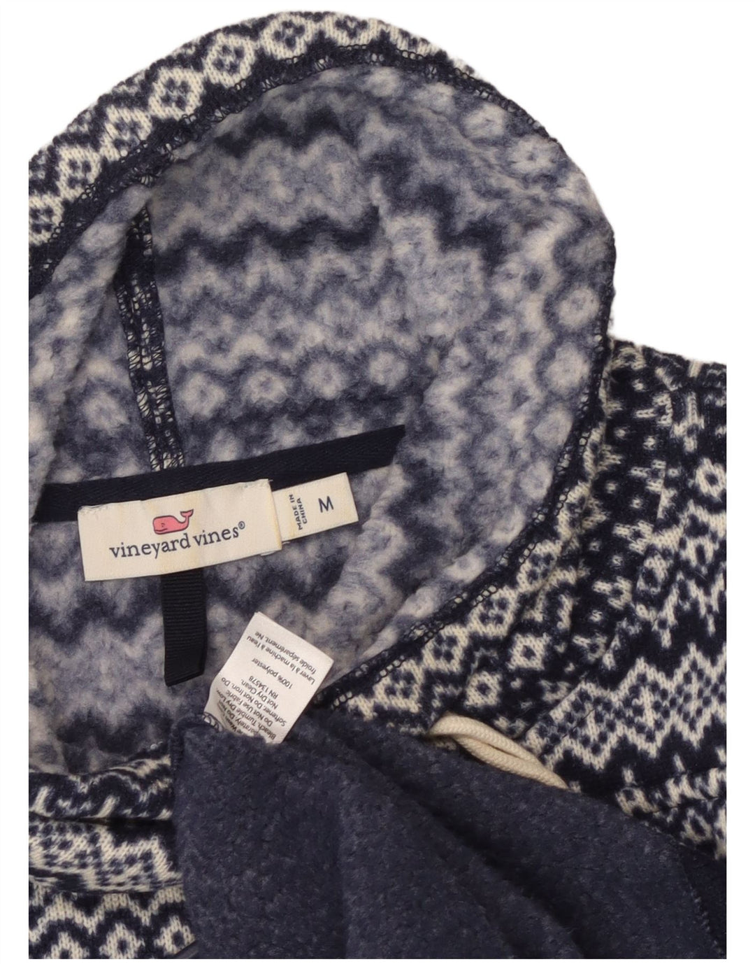 Женский свитер-свитшот VINEYARD VINES UK 14, средний темно-синий Fair Isle