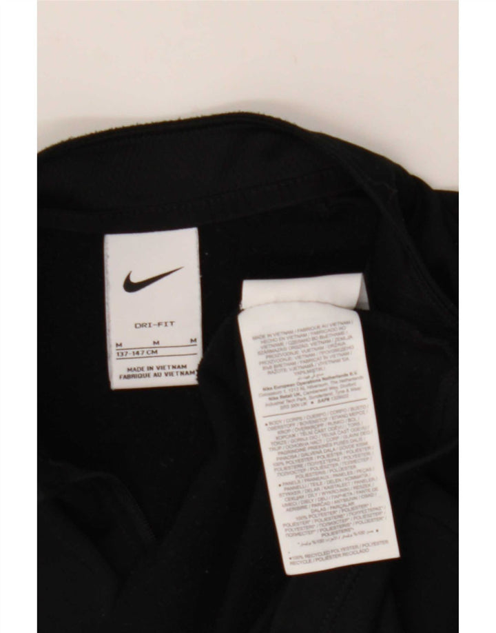 Пуловер с графическим принтом Nike для мальчиков Dri Fit, спортивный костюм, 10–11 лет, средний черный
