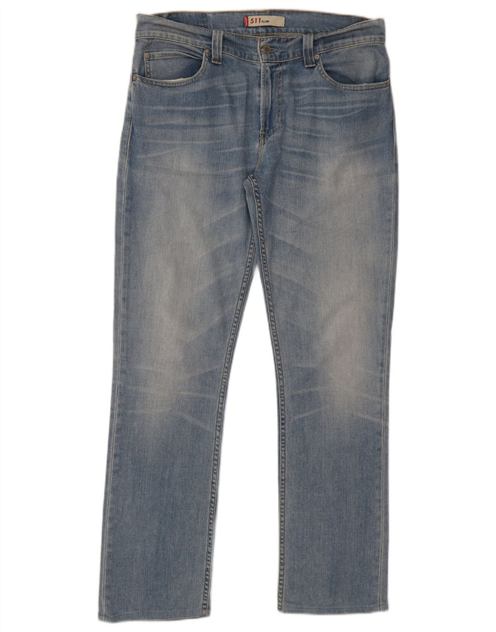 Мужские джинсы Levi's Slim 511 W36 L32 синие, хлопок