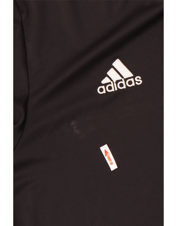 Мужская футболка Adidas Climalite, большой черный полиэстер