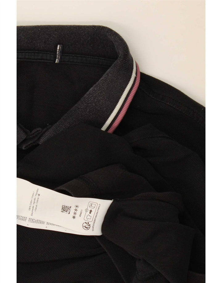 Мужская рубашка поло Fred Perry, средний черный хлопок