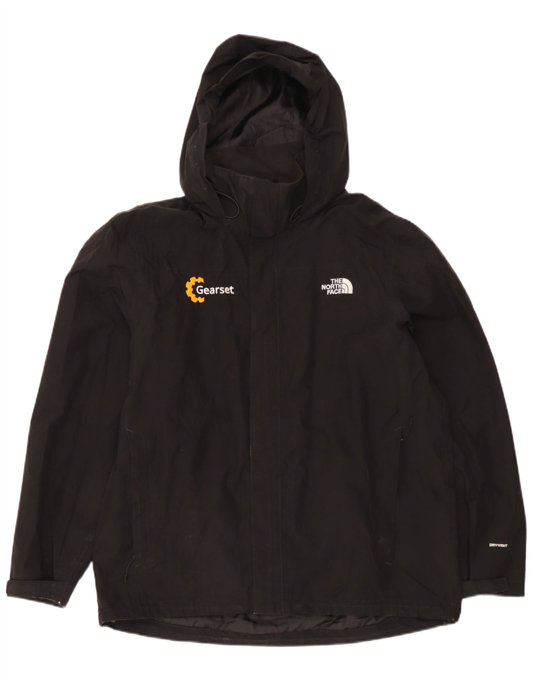 Мужская дождевик с капюшоном The North Face UK 42 XL, черный полиэстер