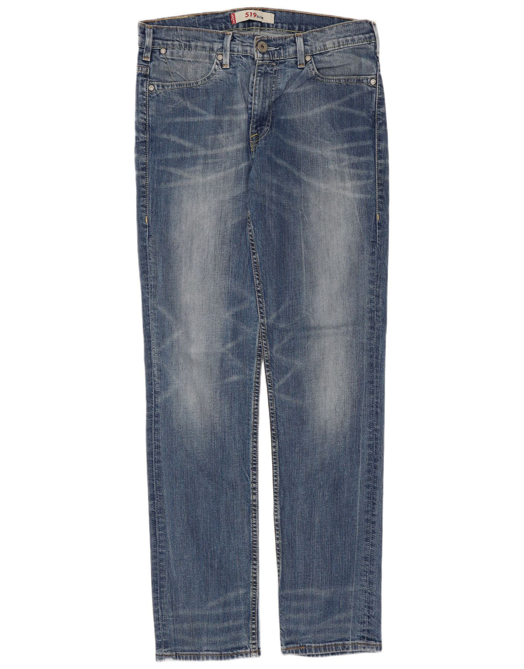 Мужские джинсы Levi's Slim 519 W33 L34 синие, хлопок