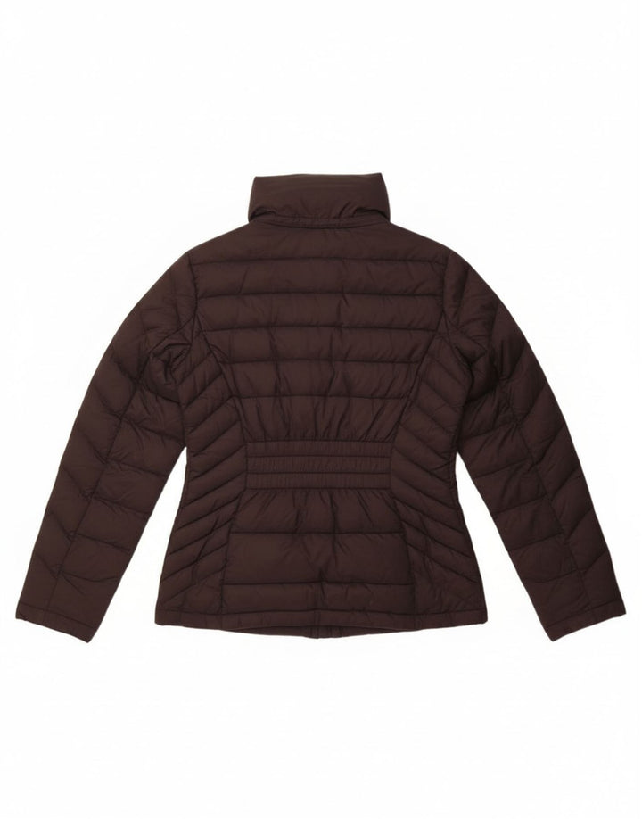 Женская стеганая куртка Michael Kors UK 14, средний черный нейлон