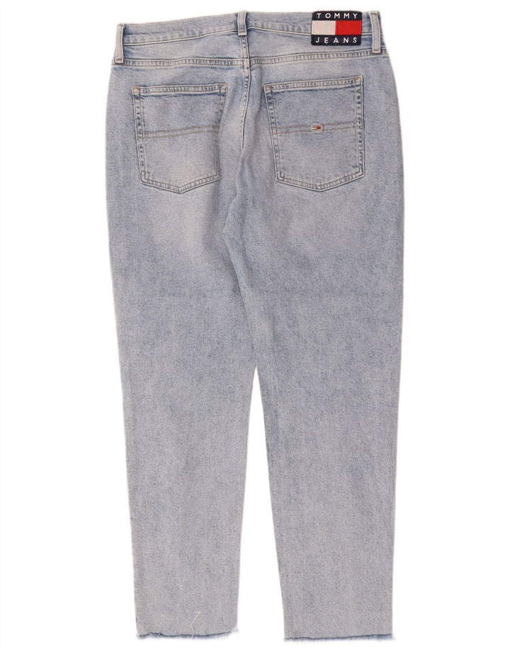 TOMMY HILFIGER Женские узкие джинсы с высокой посадкой W31 L28 Синие, хлопок