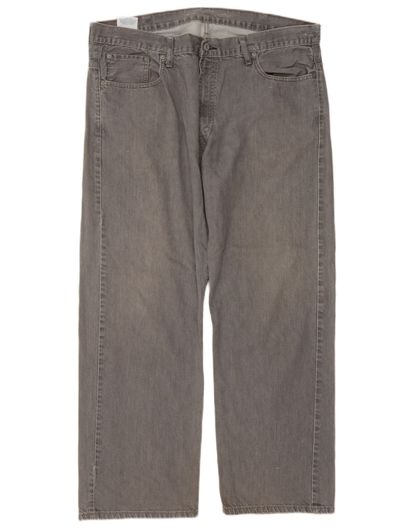 Мужские свободные джинсы Levi's 569 W38 L29 серые, хлопок