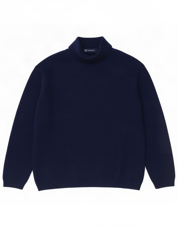 Crew Clothing Женский джемпер с высоким воротником UK 10, маленький темно-синий