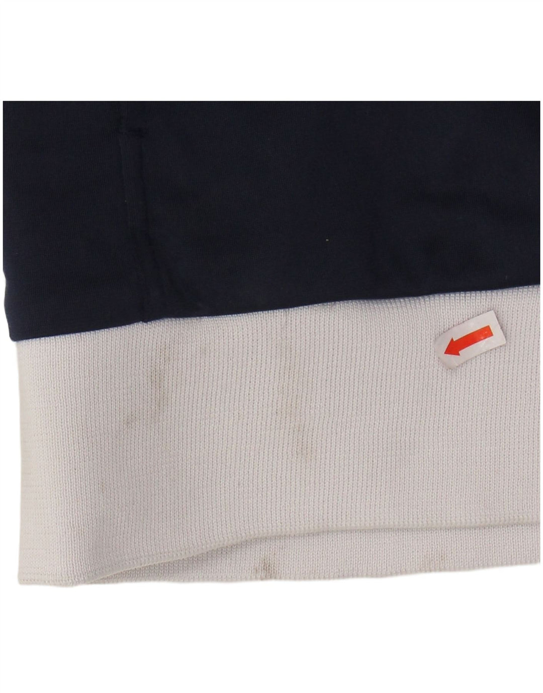 Мужской спортивный костюм ASICS, верхняя куртка, маленький темно-синий, полиэстер с цветными блоками