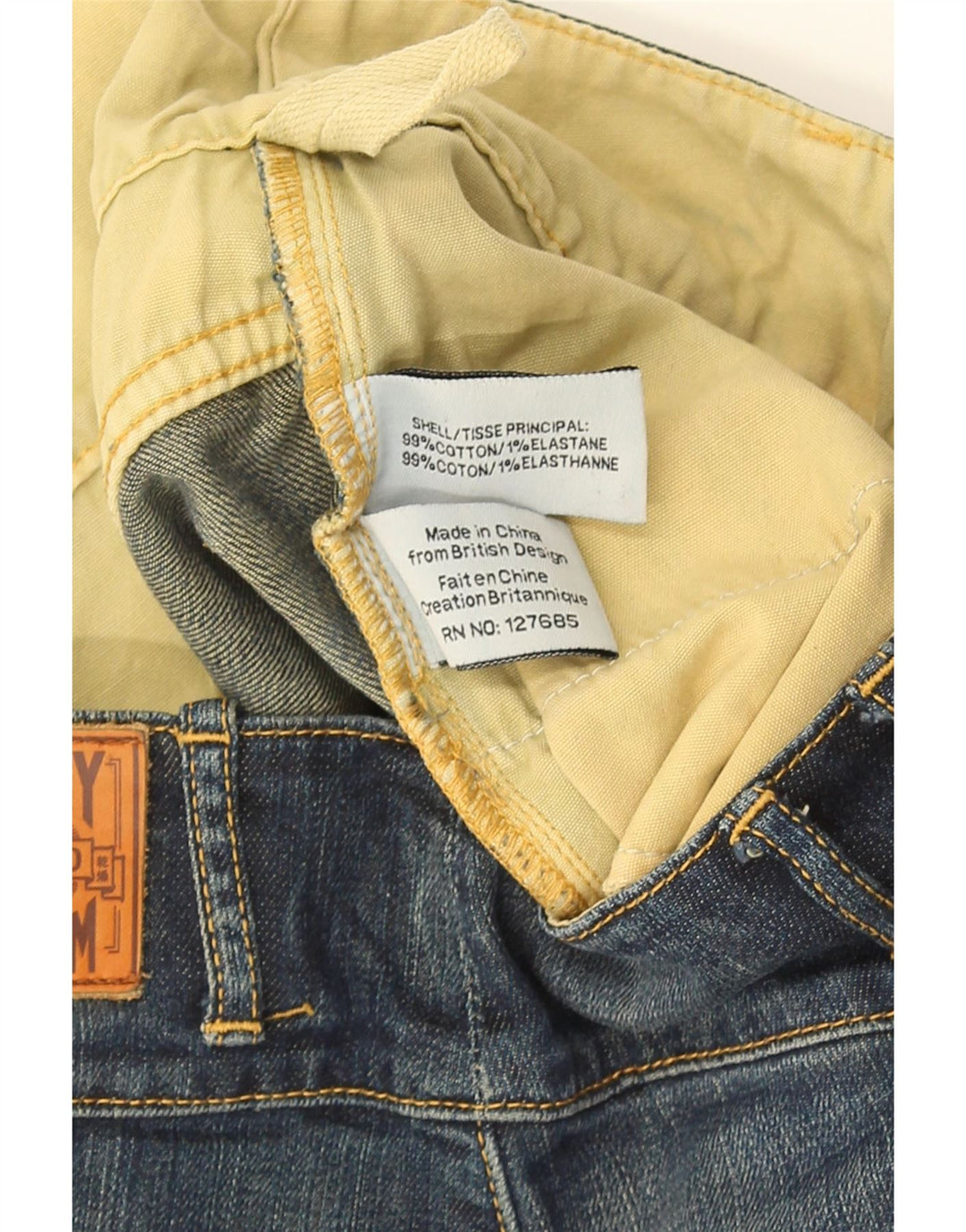 SUPERDRY Женская джинсовая мини-юбка W30, средний синий хлопок, хлопок
