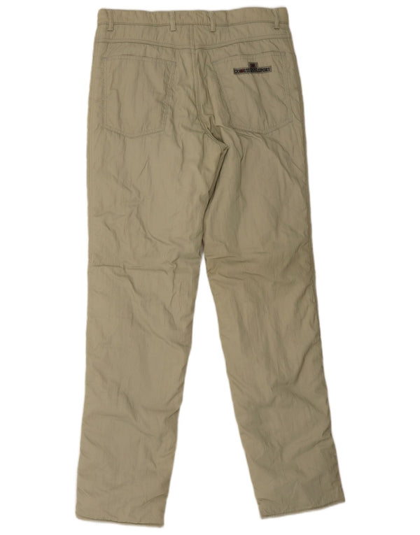 Cerruti 1881 Mens Slim Windbreaker Trousers IT 48 Medium W32 L33 Khaki