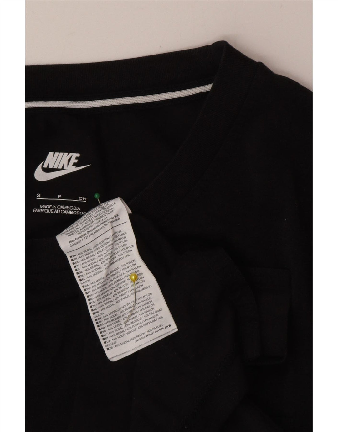 Мужская футболка Nike, маленький черный модал