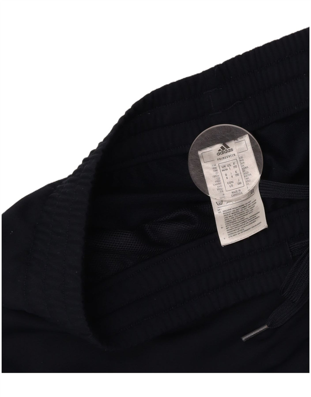 Мужские спортивные брюки ADIDAS Primegreen UK 44/46, большие темно-синие