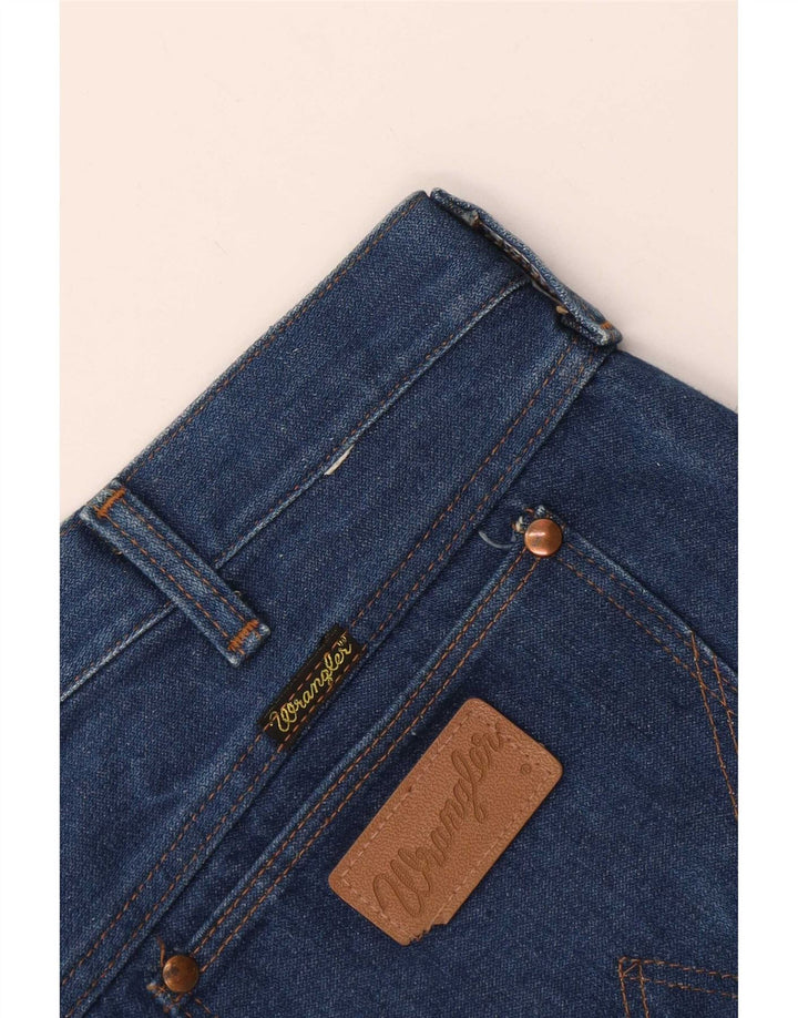 Мужские укороченные прямые джинсы Wrangler W44 L26 синие