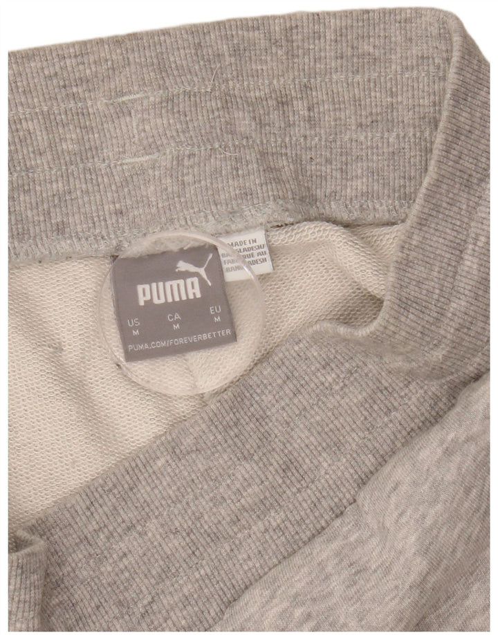 Мужские спортивные брюки с рисунком PUMA, джоггеры, средний серый цвет
