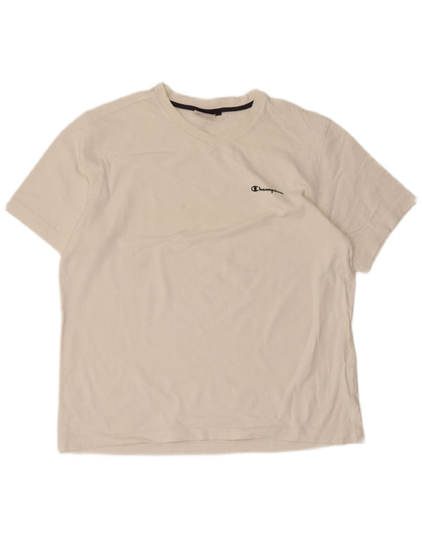 Женская футболка CHAMPION Top UK 18 XL, белый хлопок