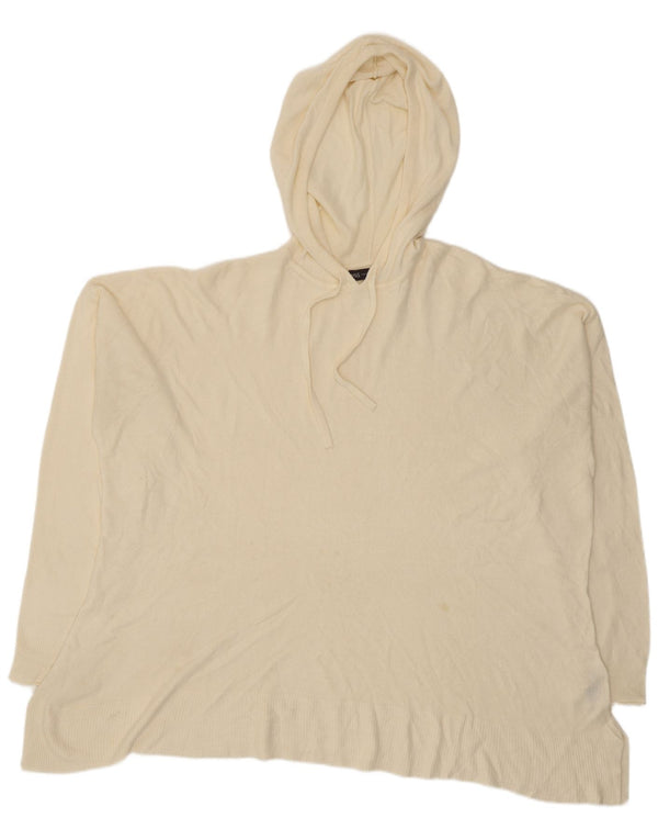 Женский свободный свитер с капюшоном Marks & Spencer UK 18 XL Бежевый