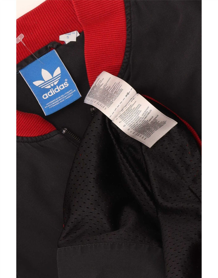 Мужской спортивный костюм Adidas, верхняя куртка, маленький серый полиэстер с цветными блоками