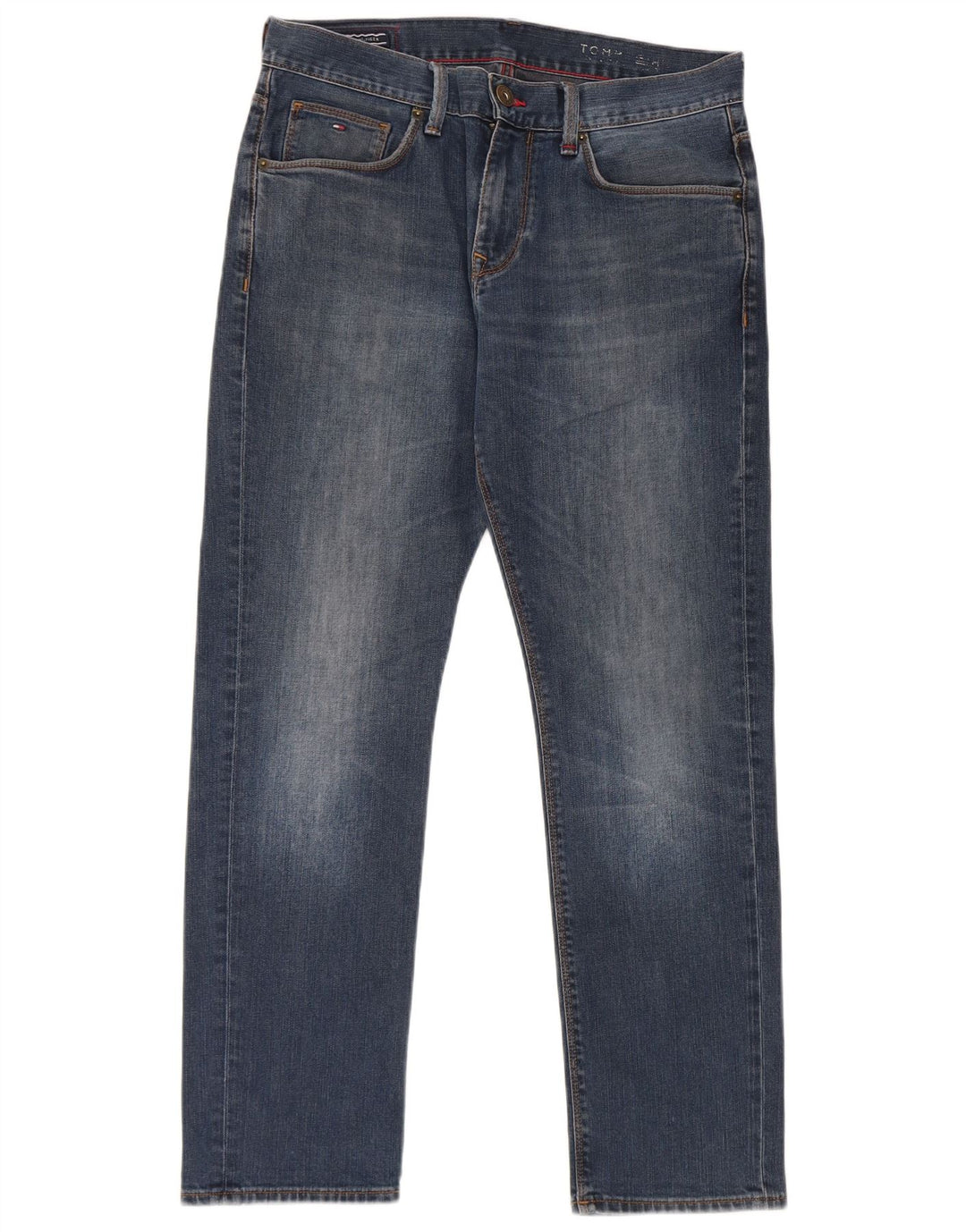 Мужские узкие джинсы Tommy Hilfiger W31 L30 синие, хлопок