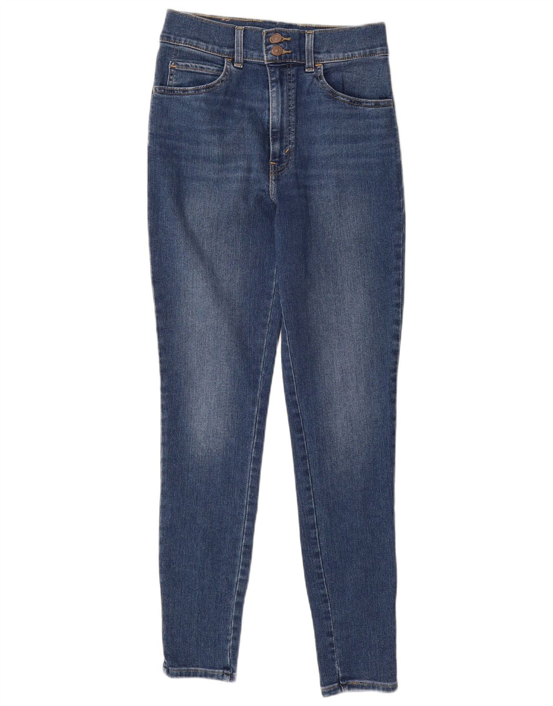 Женские джинсы скинни с высокой талией LEVI'S W28 L30, синий хлопок