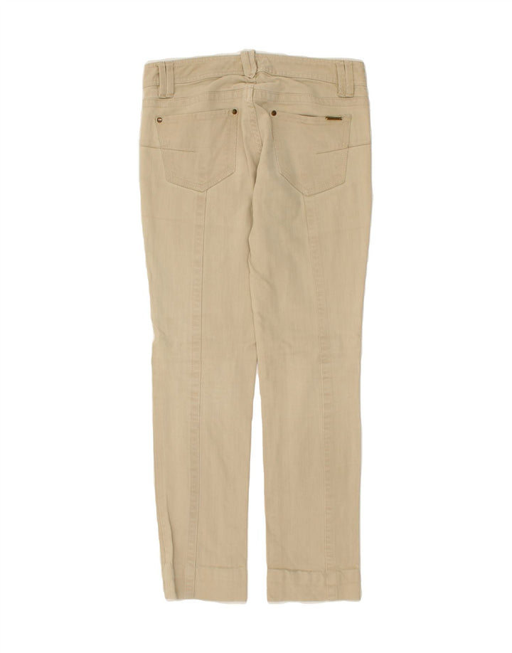MASSIMO DUTTI Womens Slim Casual Trousers EU 40 Medium W30 L30 Beige Vintage Massimo Dutti and Second-Hand Massimo Dutti from Messina Hembry 
