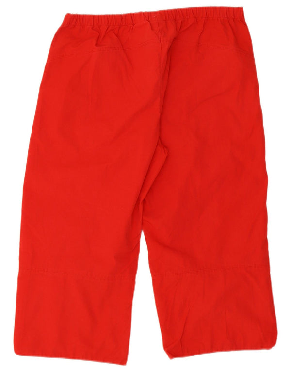 Женские спортивные брюки-капри Nike UK 10/12, средний красный полиэстер