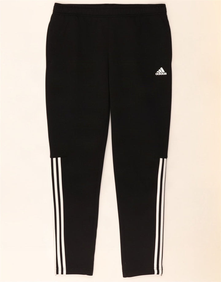 Мужские спортивные брюки Adidas, большие черные из полиэстера