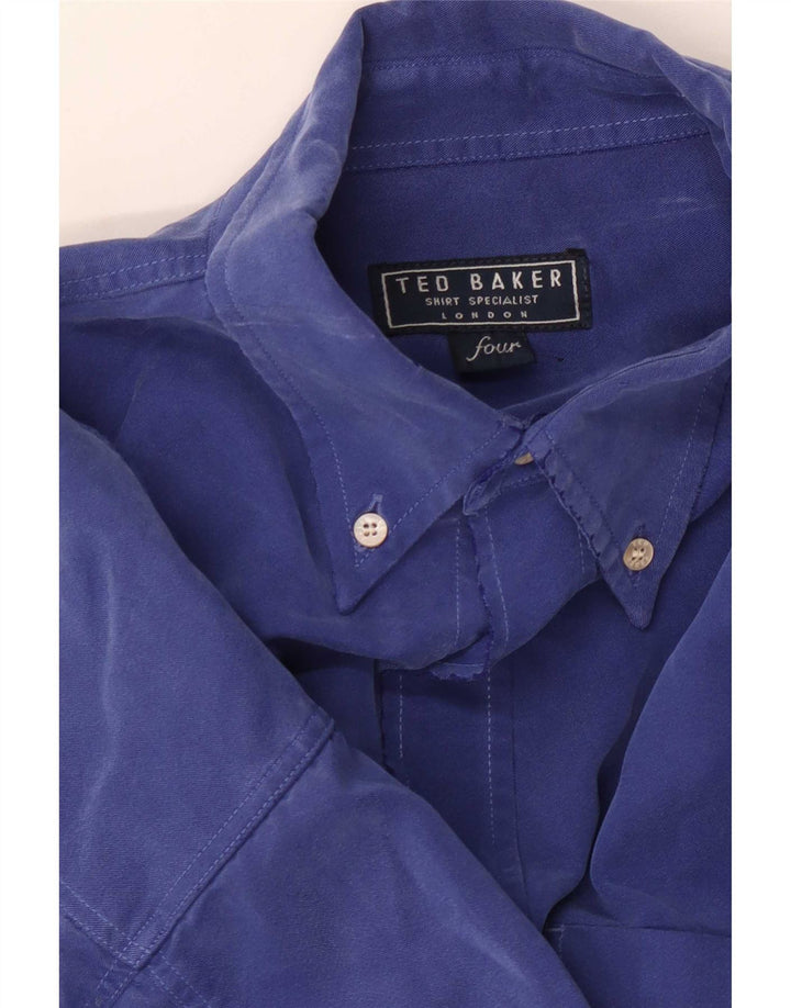 Мужская рубашка Ted Baker, размер 4, большая синяя