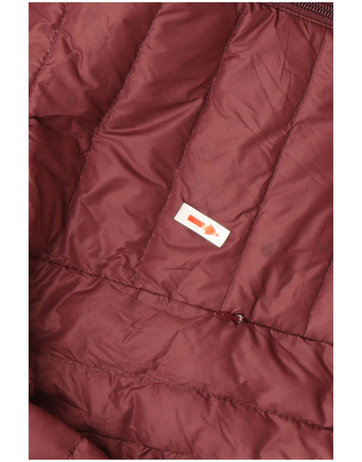 Мужская утепленная куртка Schott UK 40, большой бордовый нейлон