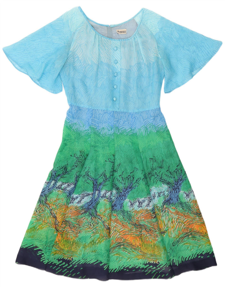 Женское платье трапециевидного силуэта с абстрактным узором Radtke, EU 42, большое разноцветное