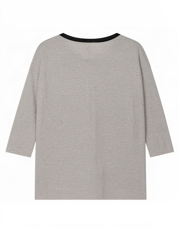 Женское платье прямого кроя с рукавом 3/4 Zara UK 16, большое серое